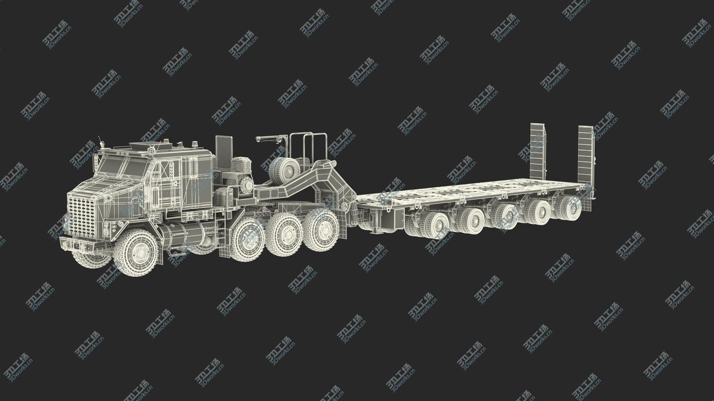 images/goods_img/2021040163/3D Desert Camouflage Oshkosh M1070 Truck with M1000 Semi-Trailer Dirty/4.jpg